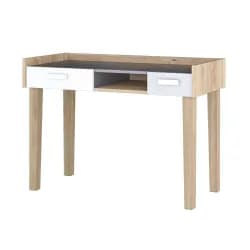 Casarredo Pracovní stůl MOYA dub castello/šedá/bílá