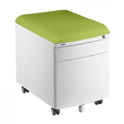 Pojízdný kontejner Mayer 32W8 30 463 — bílý, zelený aquaclean Mayer