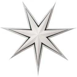 Papírová hvězda průměr 60 cm Star Trading Stripe - zelená