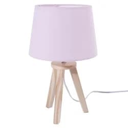 ATMOSPHERA Noční lampa s růžovým stínidlem 31 cm