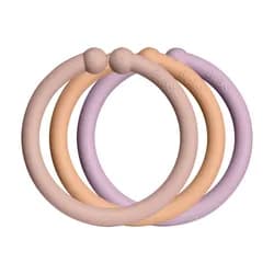 BIBS Loops kroužky 12ks - Blush / Peach / Dusky Lilac