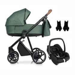 Roan Ivi + Maxi-Cosi Cabriofix i-Size vč. adaptérů - Boho Green