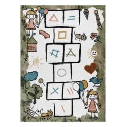 Dywany Łuszczów Dětský kusový koberec Fun Hop green 140x190 cm