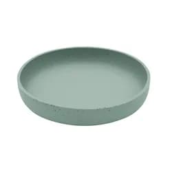 KikkaBoo Talíř Platinum Silicone Sage