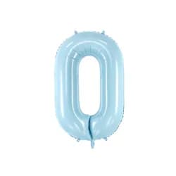 PCo Balónek fóliový "0" - modrá
