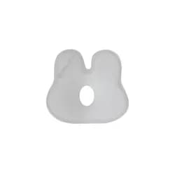 KikkaBoo Ergonomický polštářek z paměťové pěny Bunny Airknit Grey
