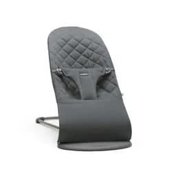 BABYBJORN Lehátko BabyBjörn Bouncer Bliss Anthracite Woven