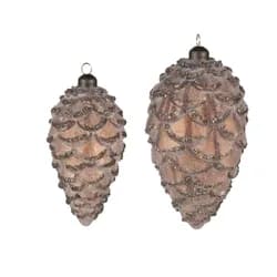 Béžové bavlněné stínidlo s mašlí a puntíky - Ø 25*16 cm / E27 Clayre & Eef
