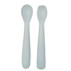 Bo Jungle silikonové lžičky B-Spoon Shape 2ks - Grey