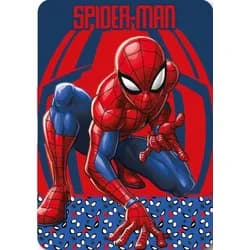 Faro Dětská fleecová deka Polar Spiderman 100x140 cm červeno-modrá