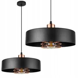 TooLight Závěsná lampa La Belle XXXV černá/zlatá