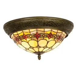 Stolní lampa Tiffany Alloment - 18*45 cm 1x E27 / Max 40W Clayre & Eef
