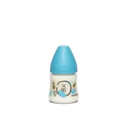 LÁHEV Kulatá savička SILIKON 150 ml - MODRÁ VČELA