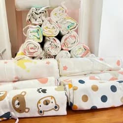 Dětské bavlněné pleny premium 80x70 cm 3 ks Dětské bavlněné pleny premium 80x70 cm 3 ks - 70x80 cm - 3 ks - dievča