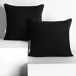 Sada 2 povlaků na polštář Decoking Terro černá, velikost 80x80*2