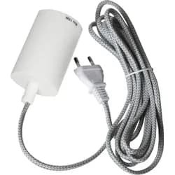 Závěsný kabel s objímkou E27 délka 3,5 m Star Trading Slim - šedý