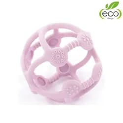 Bo Jungle silikonové kousátko B-BALL - Pastel Pink