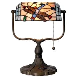 Stolní lampa Tiffany - 27*20*36 cm 1x E27  Clayre & Eef