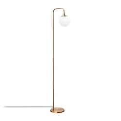 Opviq Stojací lampa Viran vintage zlatá/mléčná