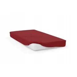 Faro Bavlněné Jersey prostěradlo SOFT 220x200 cm + 25 cm červené