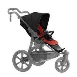 TFK sportovní sedačka mono/pro anthracite with red highlights