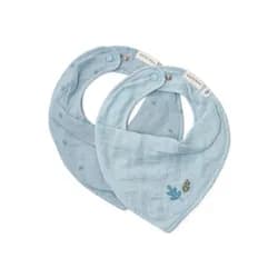Little Dutch Bryndáček bandana 2 ks Pure Denim Blue