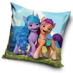 Carbotex dětský povlak na polštářek MY LITTLE PONY PRAVÉ PŘÁTELSTVÍ, modrý 40x40cm (více variant výplně)