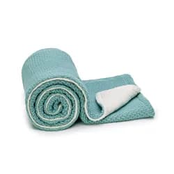 ESECO Pletená deka WARM 80x100cm - mint