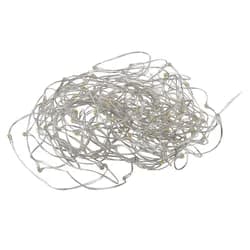 TWINE LIGHTS Světelný řetěz  s USB 100 světel - stříbrná