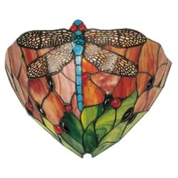 Nástěnná lampa Tiffany - 30*14*20 cm 1x E14 / Max 40W Clayre & Eef
