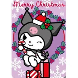 Faro Dětská fleecová deka Polar Merry Christmas Kuromi 100x140 cm fialová