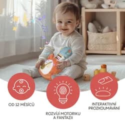 ZOPA Plyšová hudební hračka 3v1 - My first drum
