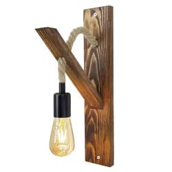 Opviq Nástěnná lampa Aplik II hnědá