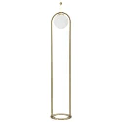 Mauro Ferretti Stojací lampa Glamy 168 cm bílá/zlatá