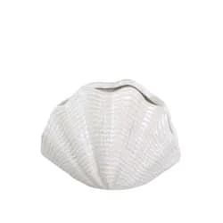 Krémová antik keramická dekorace váza mušle Shells - 29*15*20 cm Chic Antique