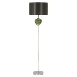 Mauro Ferretti Stojací lampa Eva 160 cm stříbrná/černá/zelená