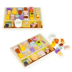 ECOTOYS Dřevěný obchůdek se zmrzlinou ICE-POP
