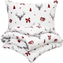 4Home Povlečení mikroflanel Stag & Bows, 140 x 220 cm, 70 x 90 cm