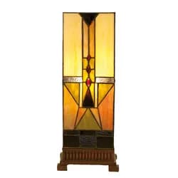 Stolní lampa Tiffany - 18*45 cm 1x E27 / Max 60W Clayre & Eef