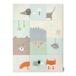 MoMi Hrací deka MoMi VOLPI patchwork