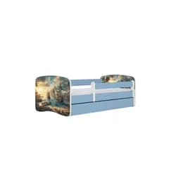 Kocot kids Dětská postel Babydreams loď modrá, varianta 80x180, se šuplíky, s matrací
