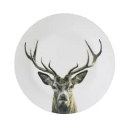 2ks mlhový zelený dezertní talíř 70s mist - Ø 22*2cm    HKLIVING
