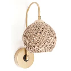Opviq Nástěnná lampa Loko zlatá
