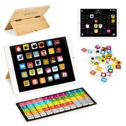 Dřevěný vzdělávací tablet a magnetická tabule ECOTOYS