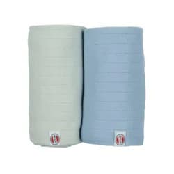 LODGER Swaddler Solid 2balení 110 x 110 cm Peppermint/Blue Fogg