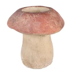 Bílo - zlatá antik dekorace hlava Buddha Vittel - 13*13*26cm Chic Antique
