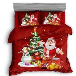 Povlečení MIRELA HAPPY SANTA 7-dílná sada 140x200 cm Povlečení MIRELA HAPPY SANTA 7-dílná sada 140x200 cm - 140x200 cm - 7 SET 2x polštář 2x malý polštář 2x přikrívka 1x prostěradlo