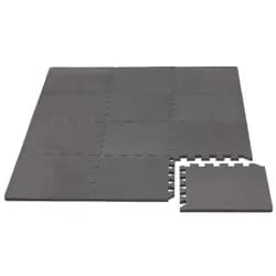 Rialto Baby Hrací podložka puzzle s okrajem Cool Gray 92x122 cm