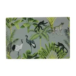 Šedá rohožka s motivem džungle Jungle grey - 75*50*1cm Mars & More