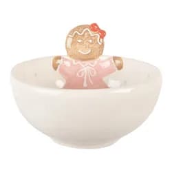 Vánoční dekorace Santa Claus se stromkem - 15*11*25 cm Clayre & Eef